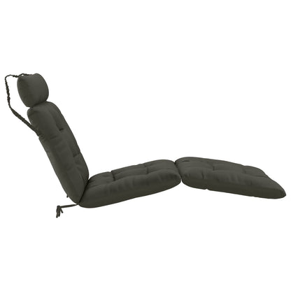 Cuscino per Lettino VIANEN 100% Poliestere Antracite