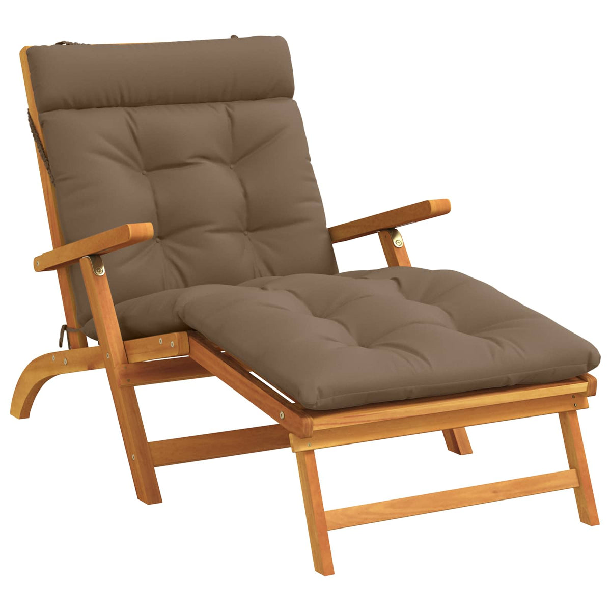 Cuscino per Lettino VIANEN 100% Poliestere Tortora