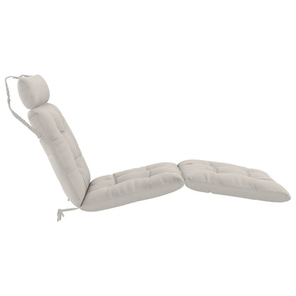 Cuscino per Lettino VIANEN 100% Poliestere Bianco