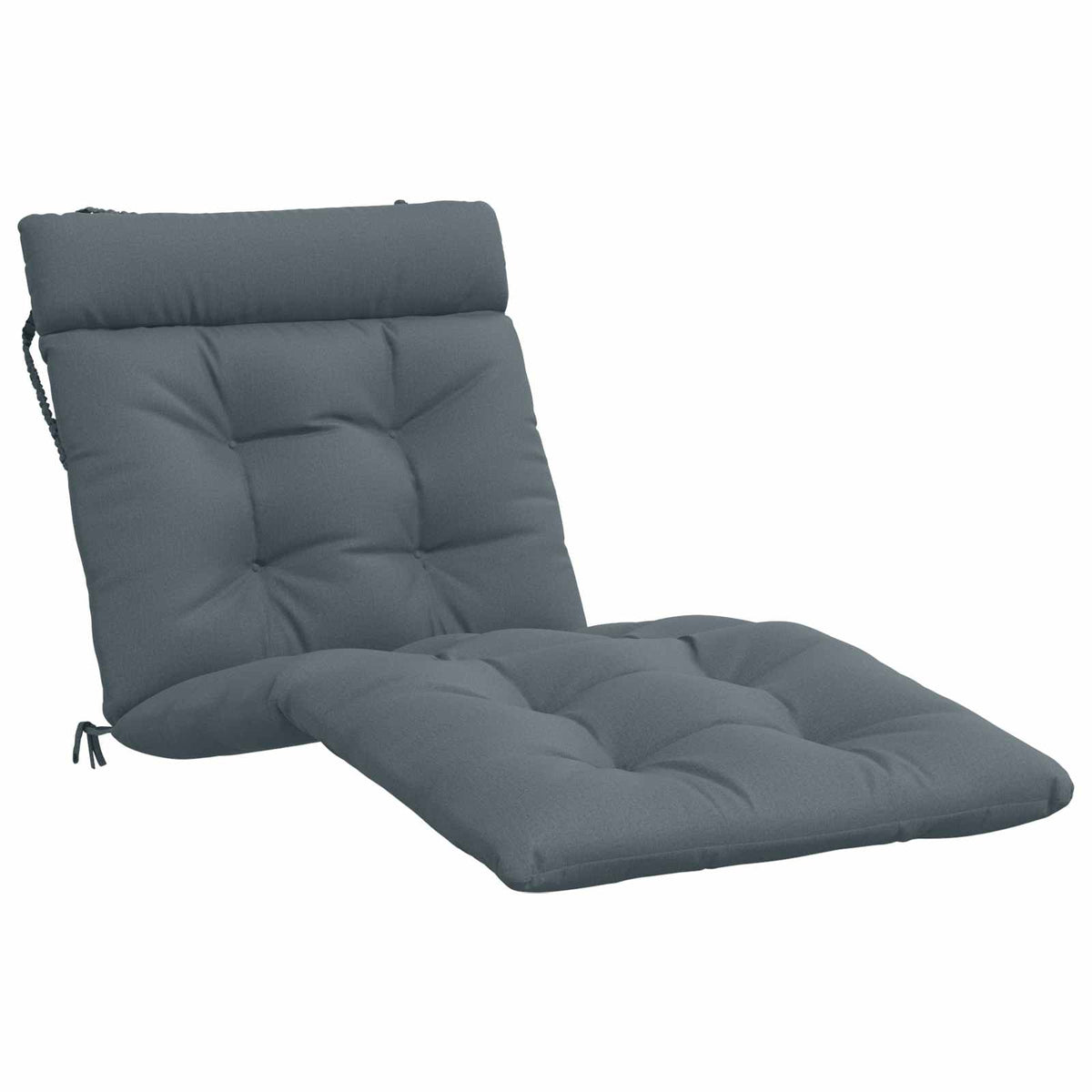 Cuscino per Lettino VIANEN 100% Poliestere Blu 200 x 90 x 8 cm