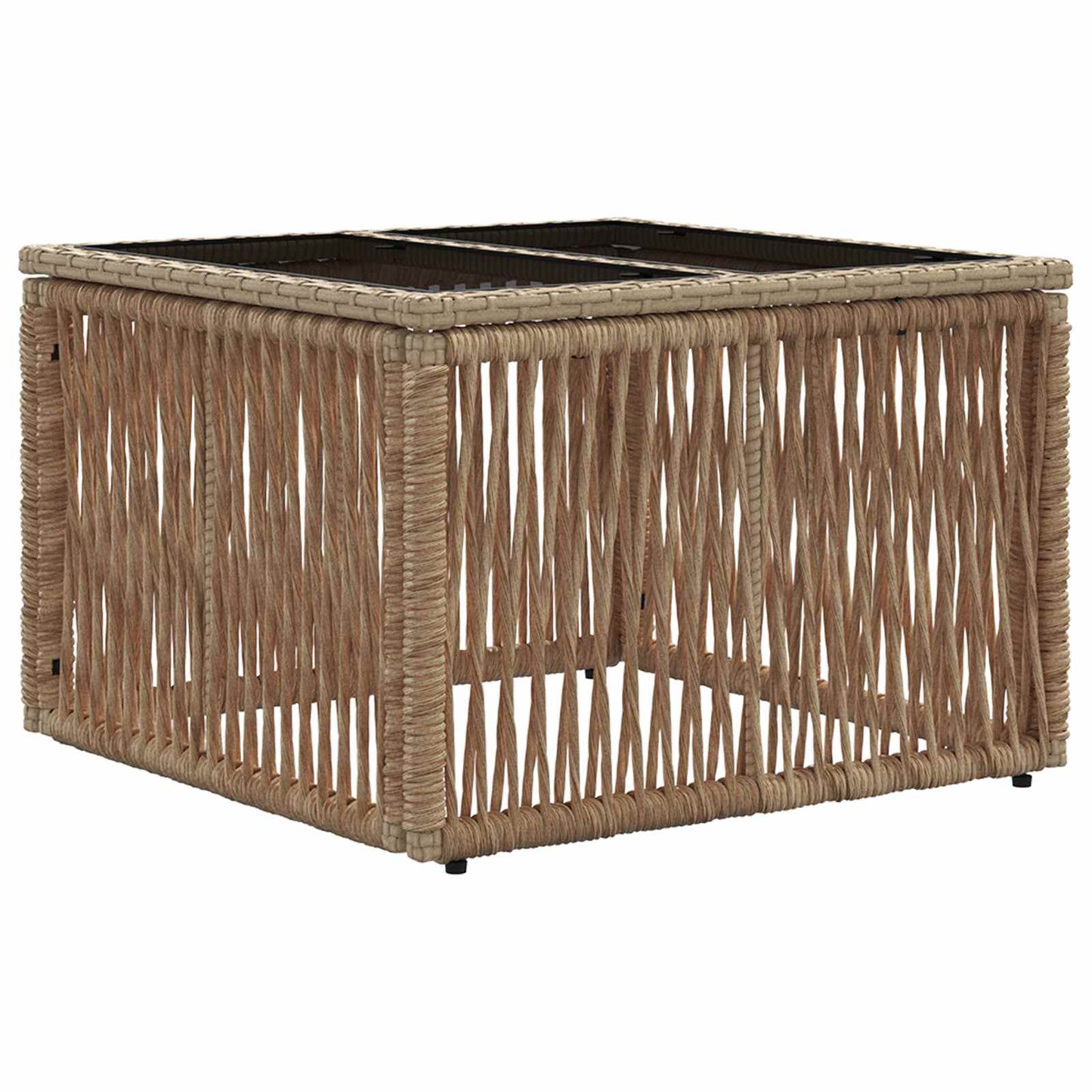 Set Divano da Giardino 10 pcs Beige polyrattan | homemem39