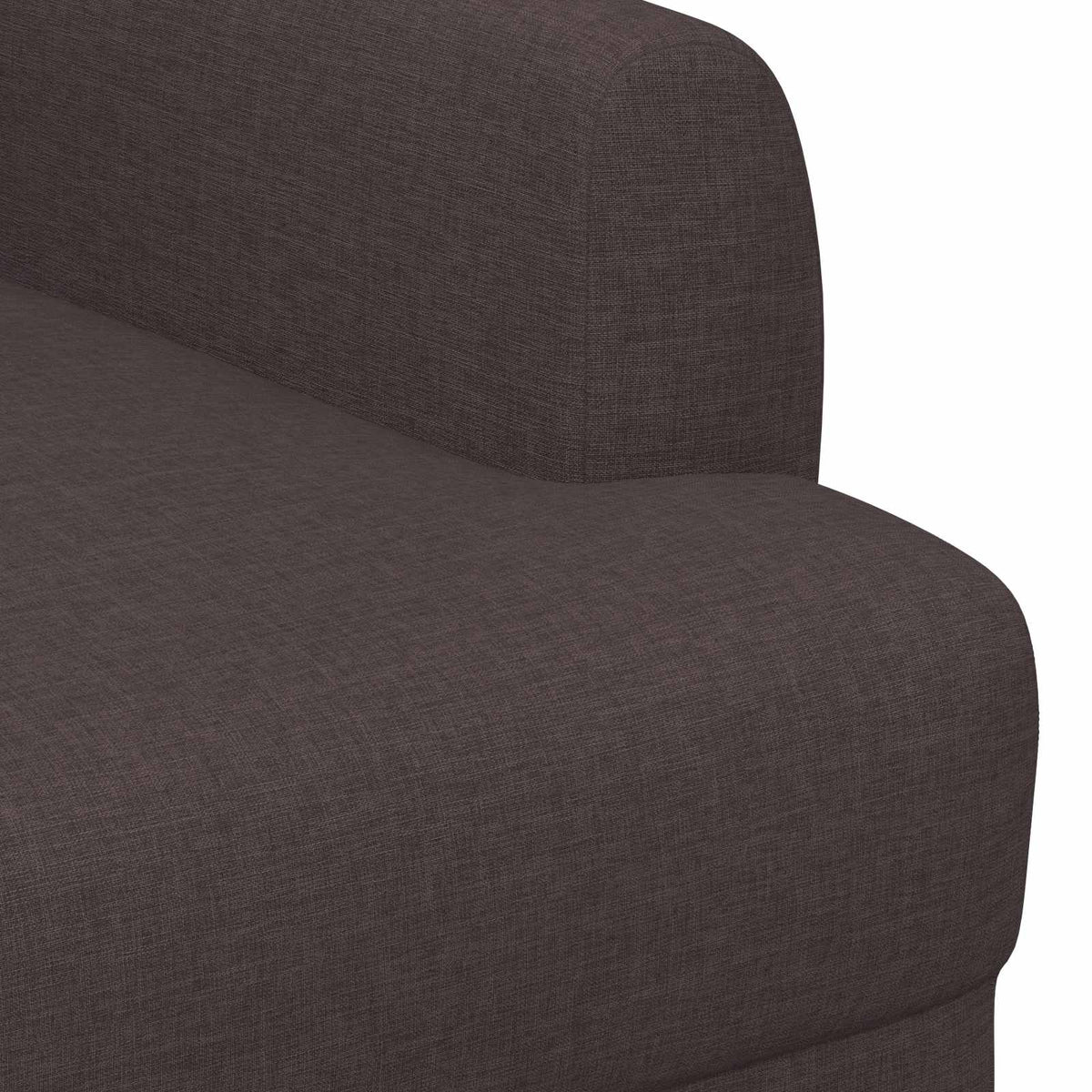 Loveseat con bottoni imbottiti Marrone Scuro 116 x 67 x 80 cm