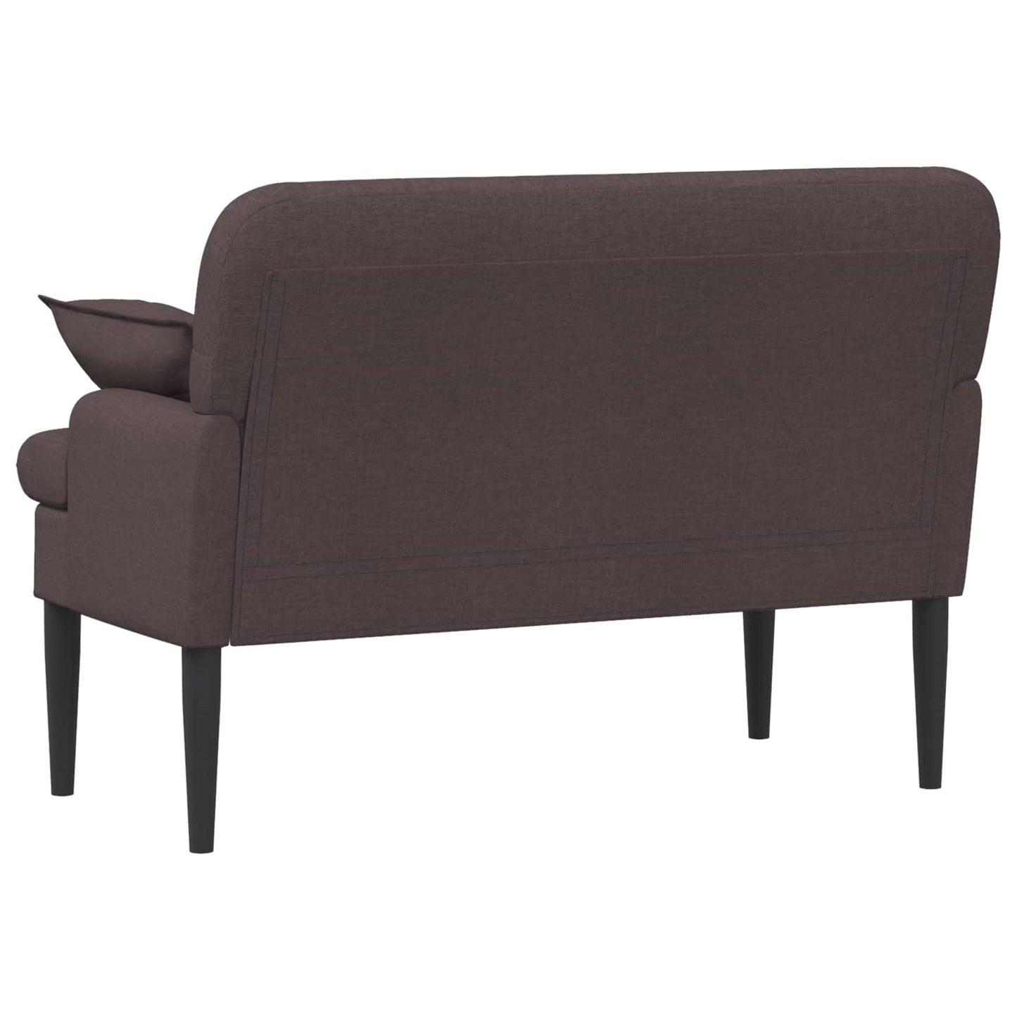 Loveseat con bottoni imbottiti Marrone Scuro 111 x 68 x 80 cm | homemem39
