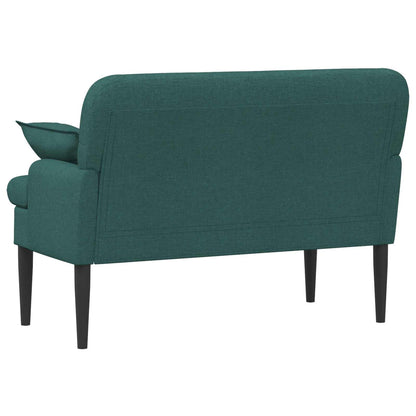 Loveseat con bottoni imbottiti Verde Scuro 111 x 68 x 80 cm | homemem39
