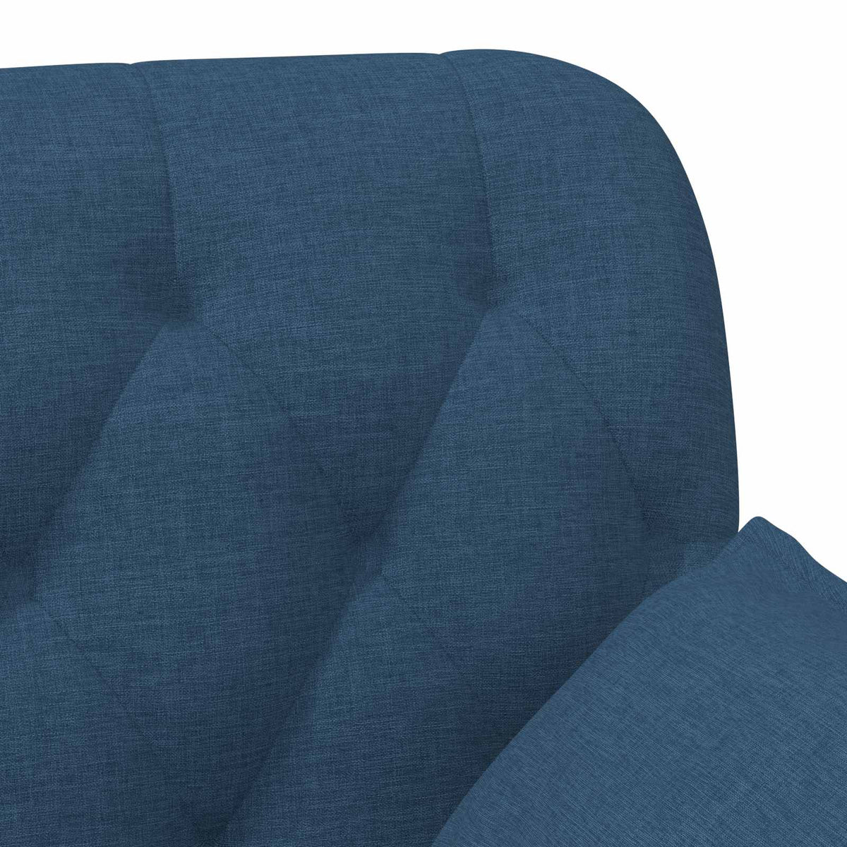 Loveseat con bottoni imbottiti Blu 111 x 68 x 80 cm Tessuto | homemem39
