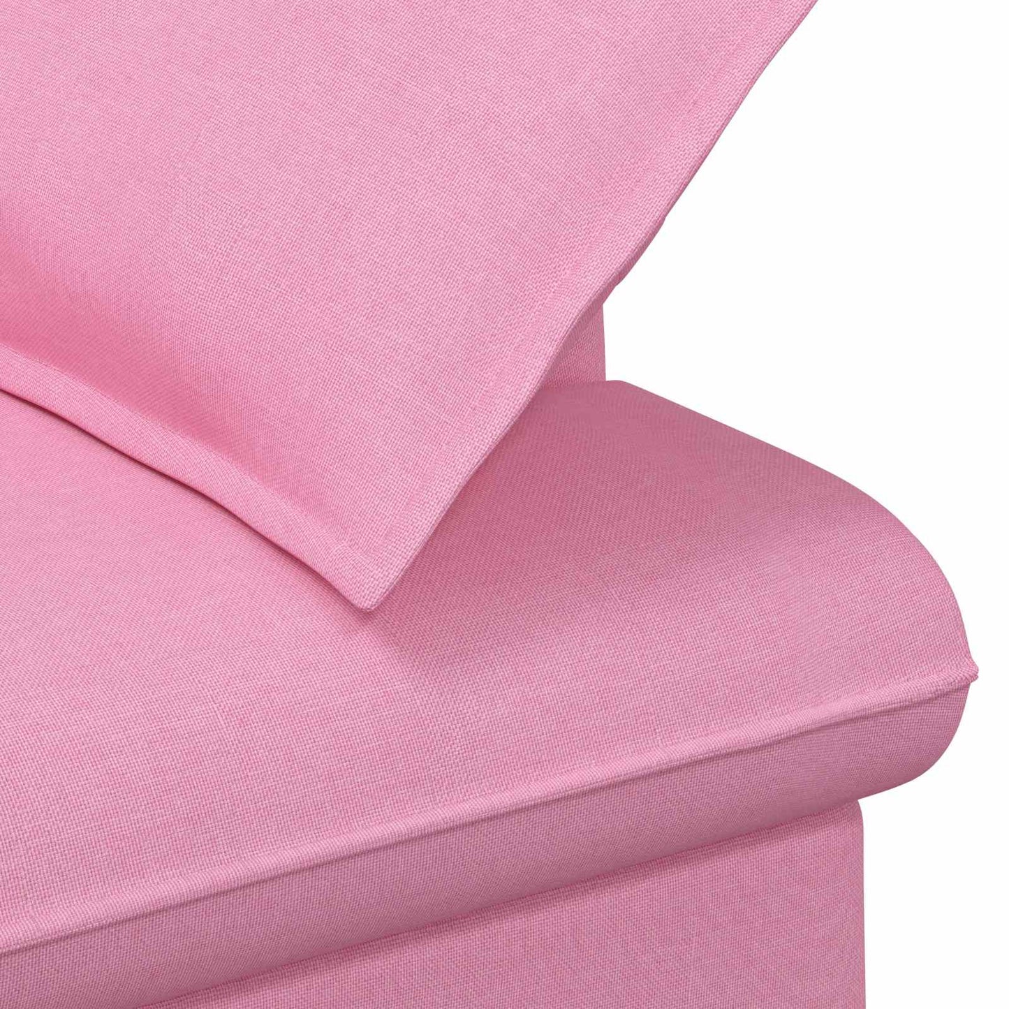 Loveseat con bottoni imbottiti Rosa 111 x 68 x 80 cm Tessuto | homemem39