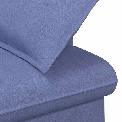 Loveseat con bottoni imbottiti Blu jeans 111 x 68 x 80 cm | homemem39