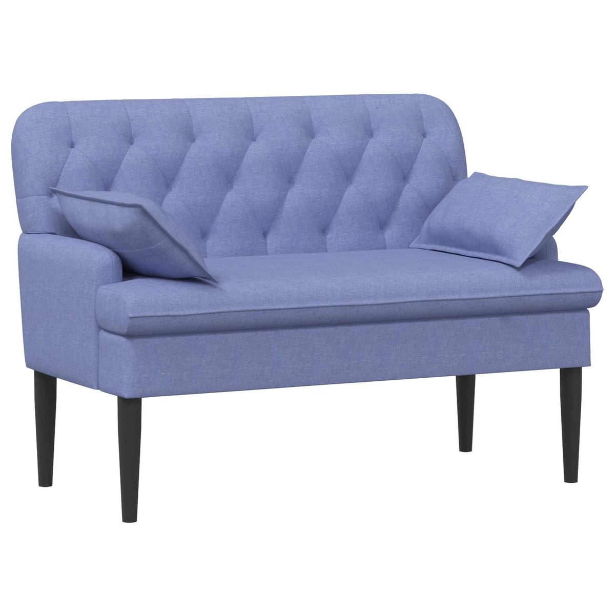 Loveseat con bottoni imbottiti Blu jeans 111 x 68 x 80 cm | homemem39