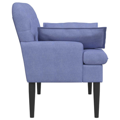 Loveseat con bottoni imbottiti Blu jeans 111 x 68 x 80 cm | homemem39