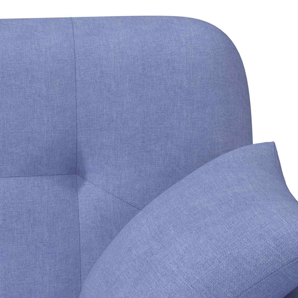 Loveseat con bottoni imbottiti Blu jeans 120 x 65 x 79 cm | homemem39