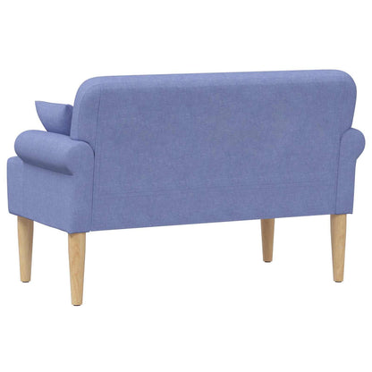 Loveseat con bottoni imbottiti Blu jeans 120 x 65 x 79 cm | homemem39