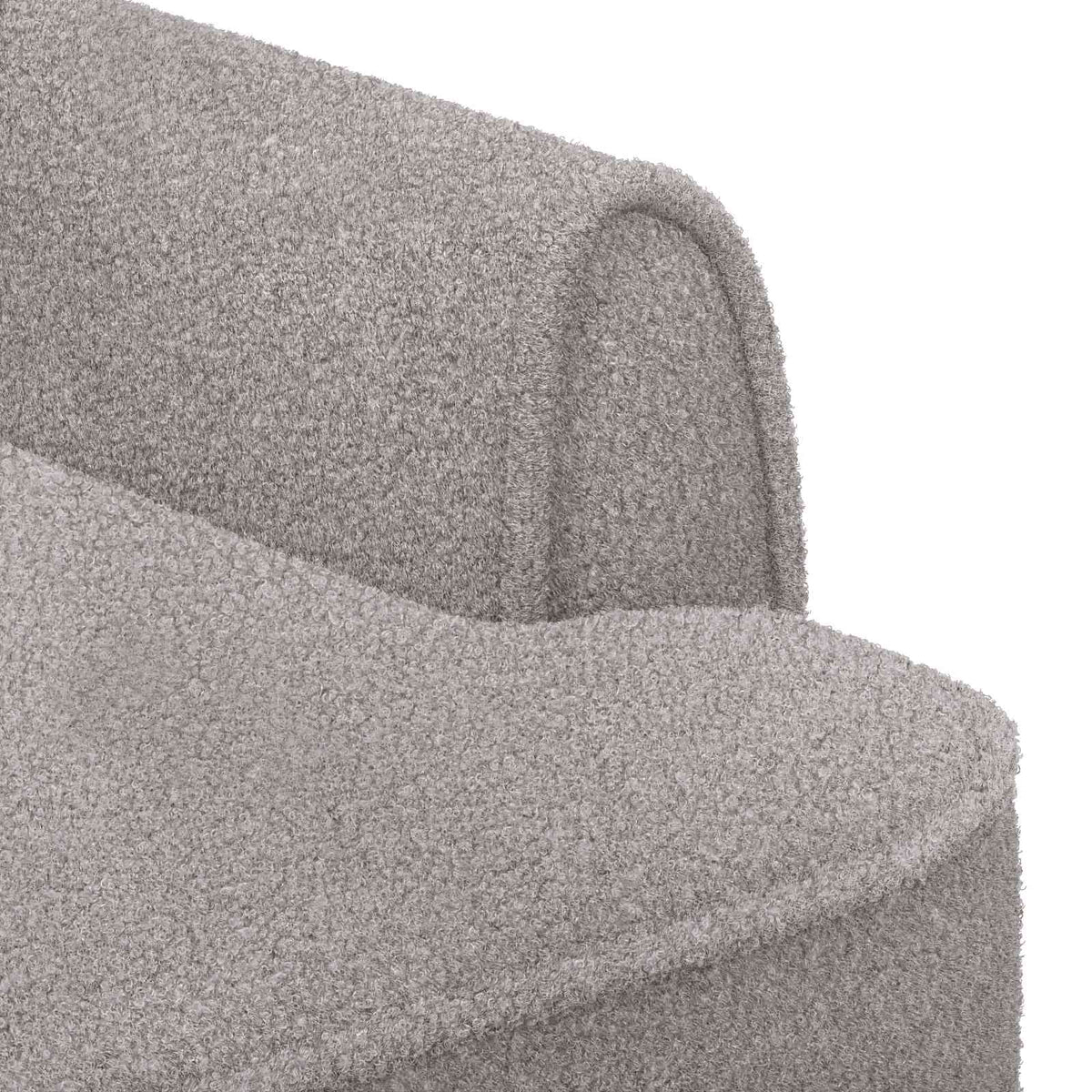 Loveseat con bottoni imbottiti Grigio Chiaro 117 x 67 x 77 cm | homemem39