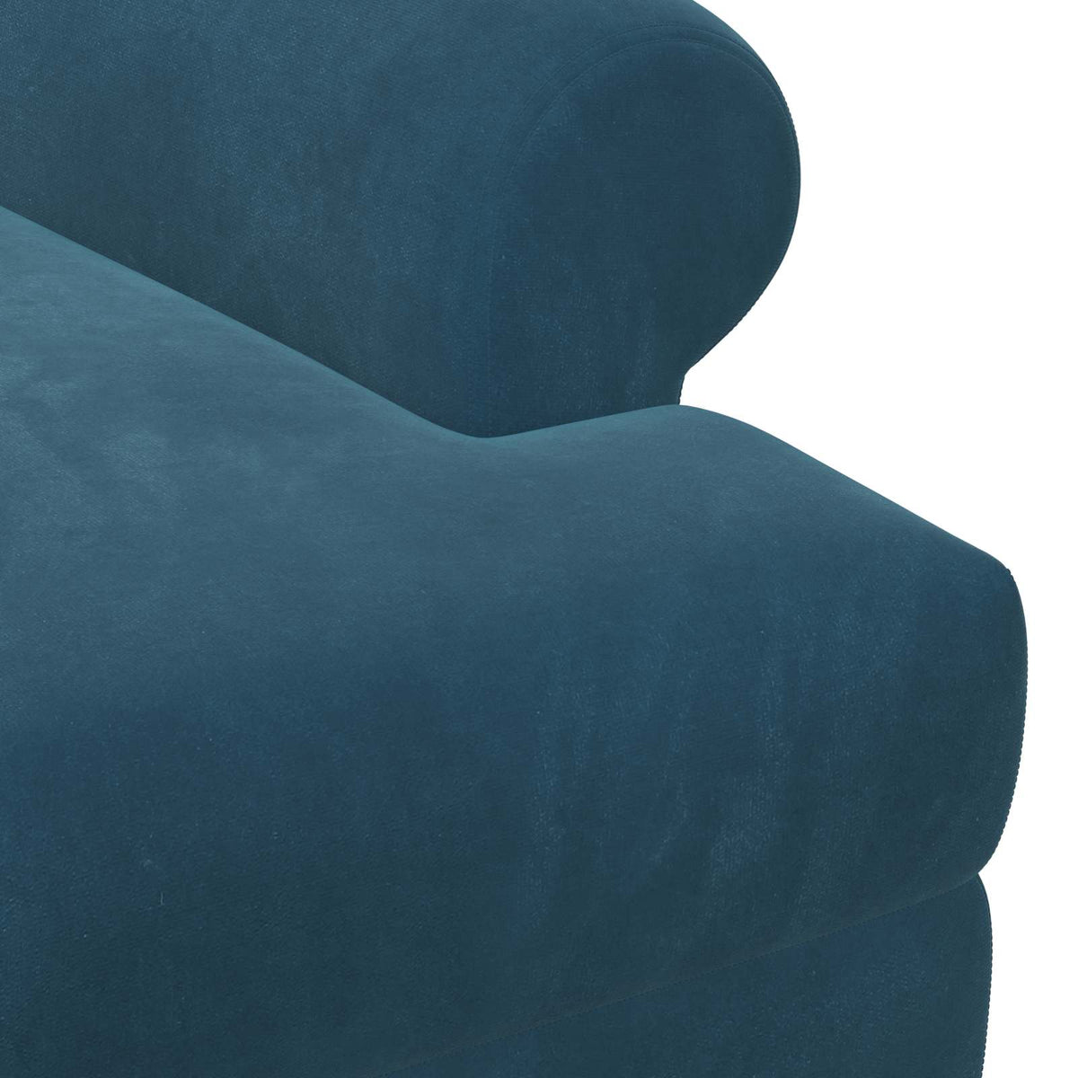 Loveseat con bottoni imbottiti Blu 120 x 66 x 78 cm Velluto | homemem39