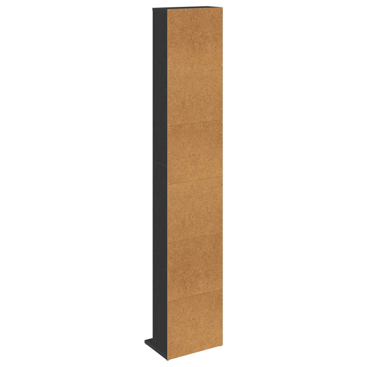 Mobile per CD Rovere Nero 33 x 23,5 x 175 cm
