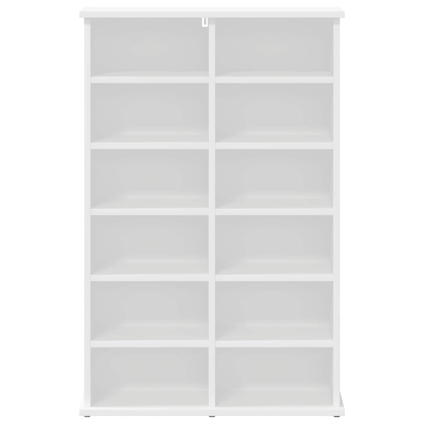 Mobile per CD Bianco 60 x 17 x 92 cm Legno ingegnerizzato | homemem39