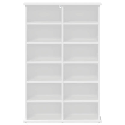 Mobile per CD Bianco 60 x 17 x 92 cm Legno ingegnerizzato | homemem39