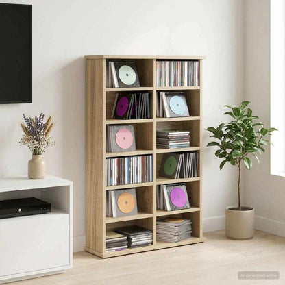 Mobile per CD Rovere Sonoma 60 x 17 x 92 cm | homemem39