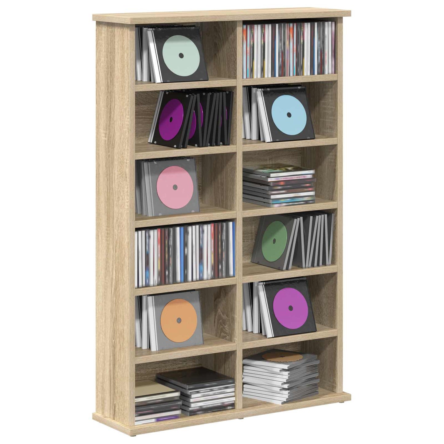 Mobile per CD Rovere Sonoma 60 x 17 x 92 cm | homemem39