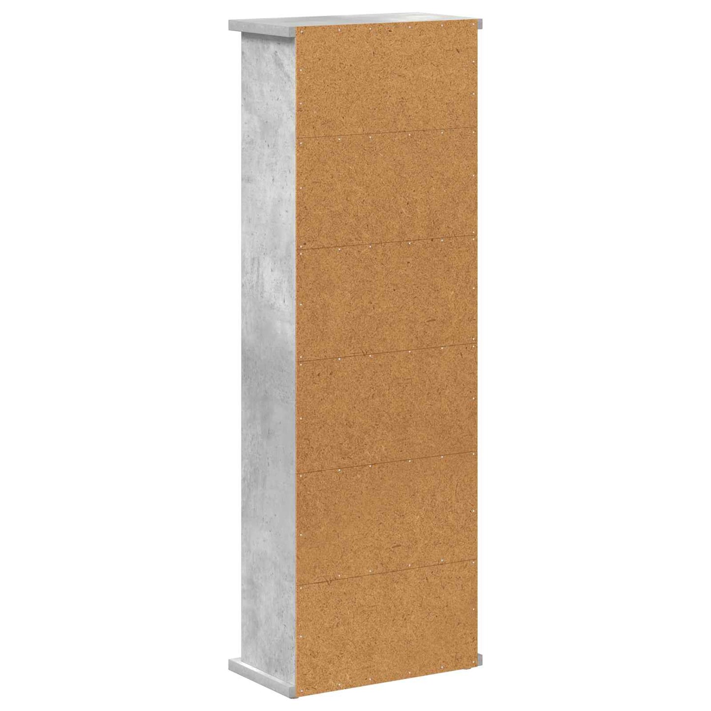 Mobile per CD Grigio Cemento 60 x 17 x 92 cm