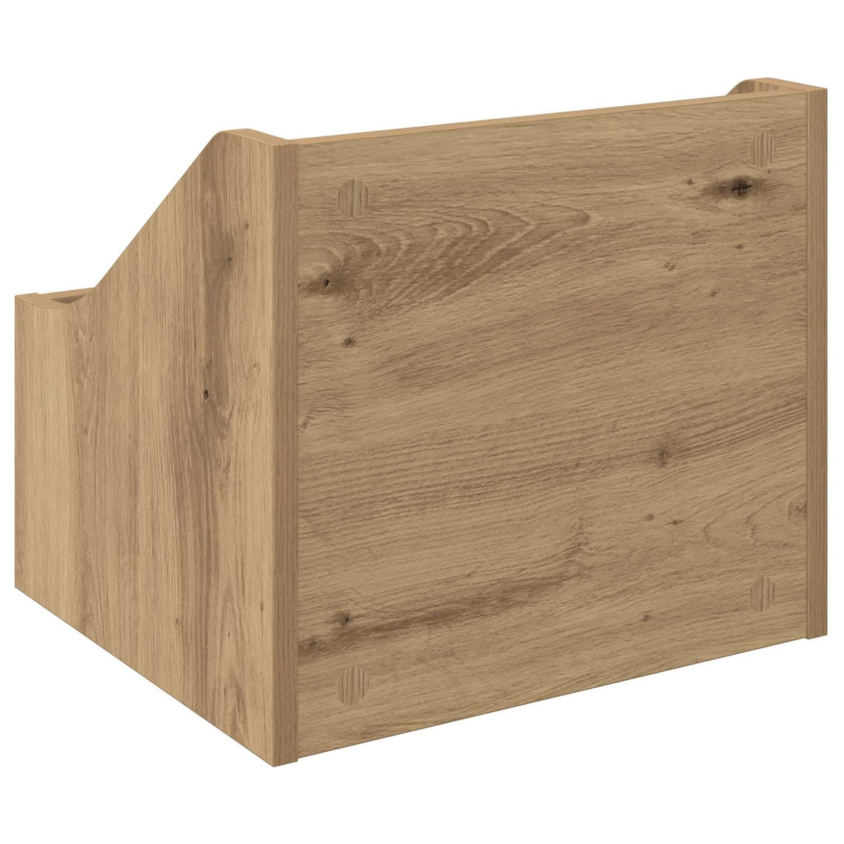 Scatola per dischi LP 2 pz Rovere Artigianale 37 x 33 x 32 cm | homemem39
