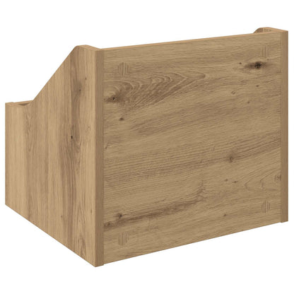 Scatola per dischi LP 2 pz Rovere Artigianale 37 x 33 x 32 cm | homemem39
