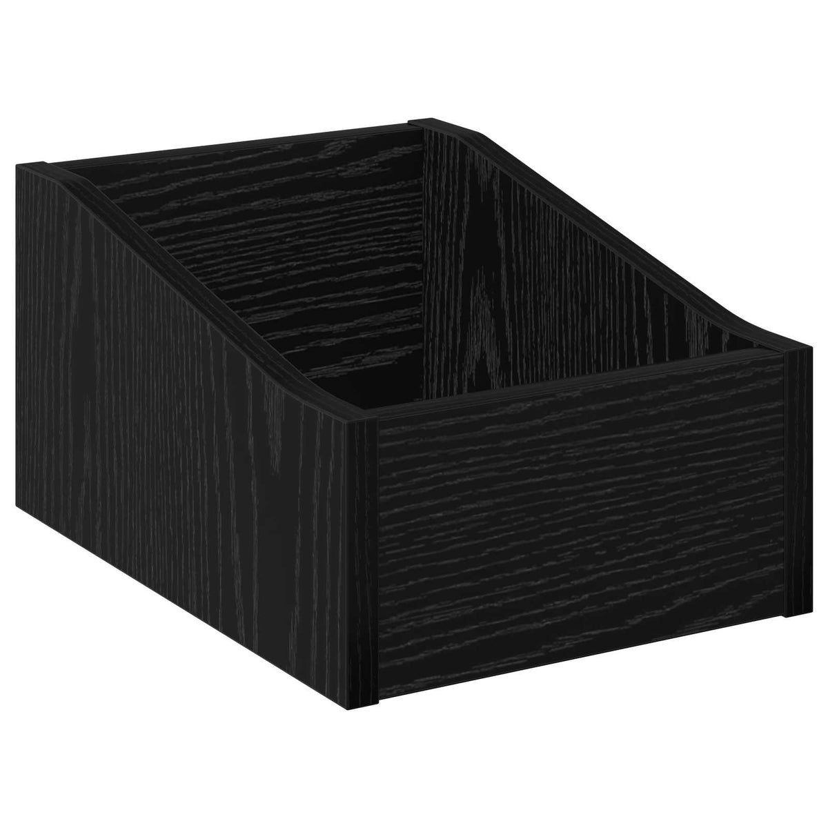 Scatola per dischi LP Rovere Nero 23 x 33 x 16 cm