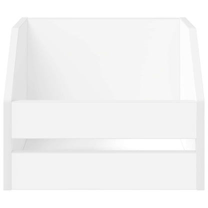 Scatola per album in vinile 2 pz Bianco 38 x 30 x 29 cm | homemem39