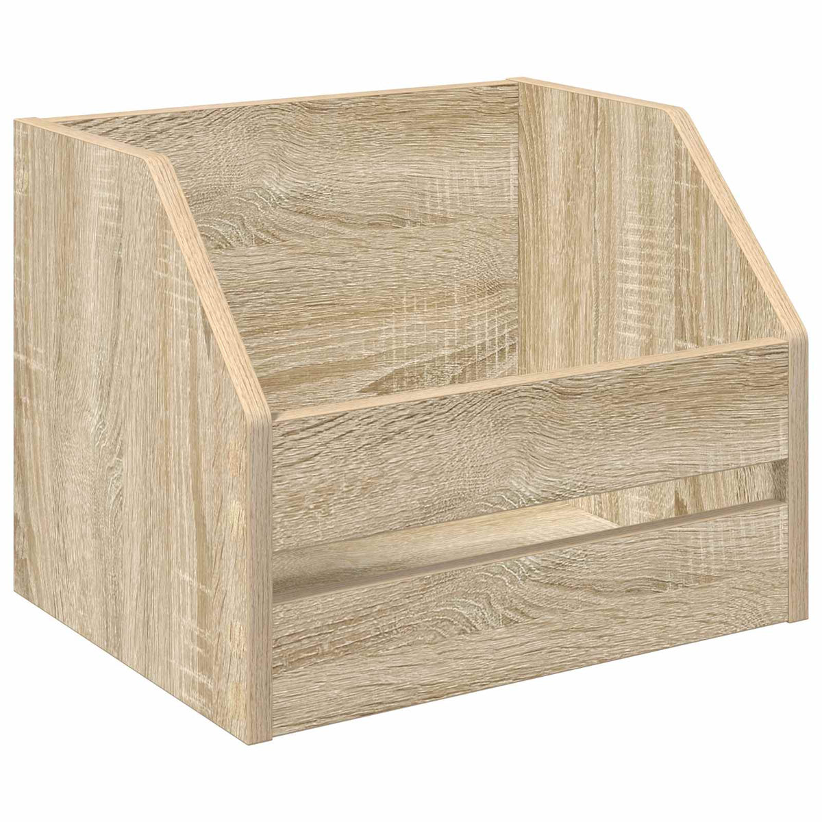 Scatola per album in vinile 2 pz Rovere Sonoma 38 x 30 x 29 cm