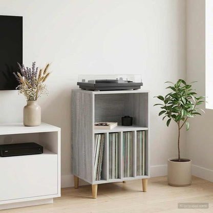 Supporto per Giradischi Sonoma grigio 47 x 39,5 x 74,5 cm | homemem39