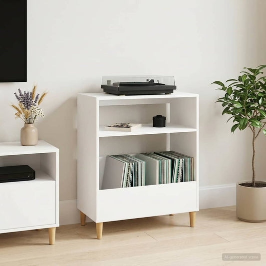 Supporto per giradischi Bianco 71 x 39,5 x 83 cm