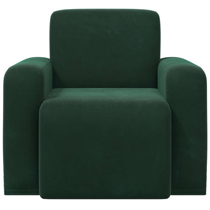 Poltrona Verde Scuro Velluto | homemem39