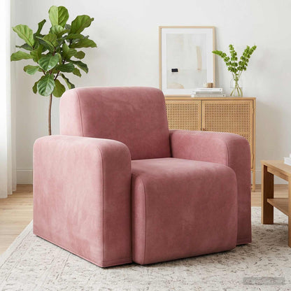 Poltrona Rosa Velluto