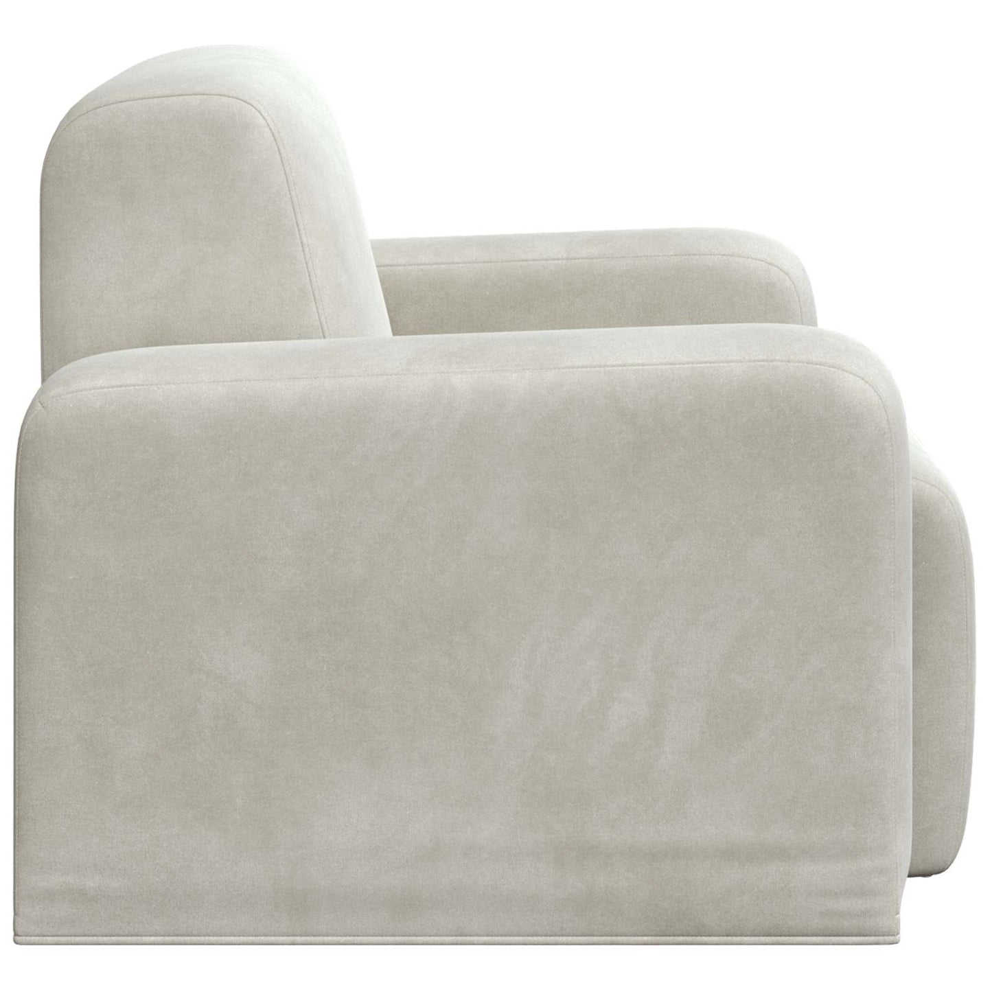 Poltrona Crema Velluto