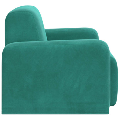 Poltrona Turchese Velluto | homemem39