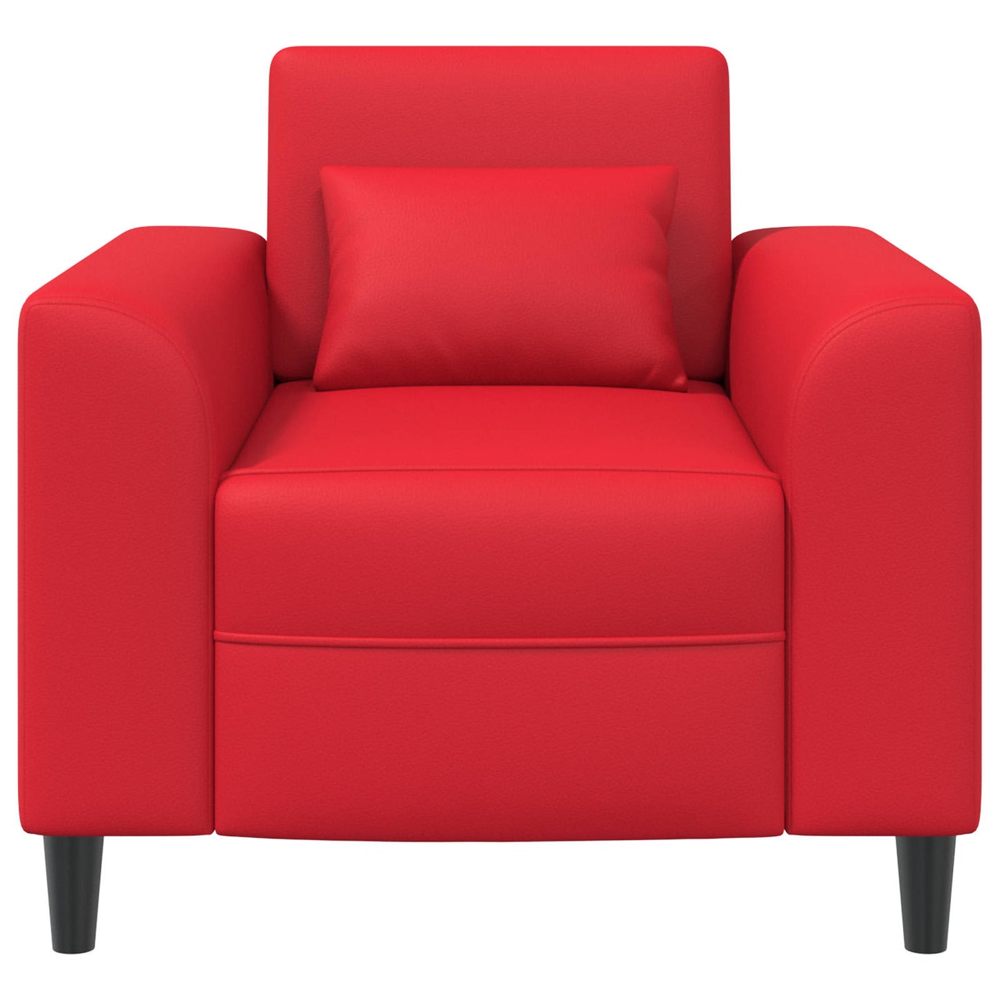 Poltrona Rosso Similpelle | homemem39
