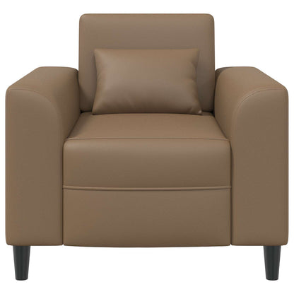 Poltrona Cappuccino Similpelle | homemem39