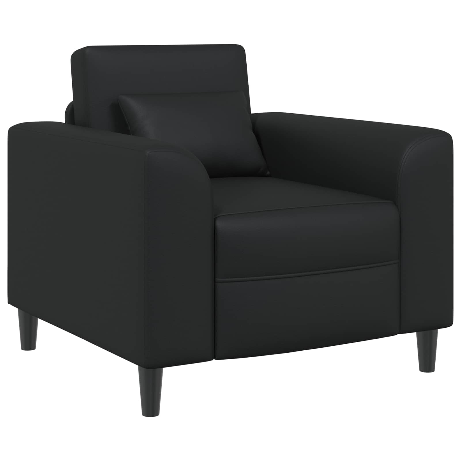 Poltrona Nero Similpelle | homemem39