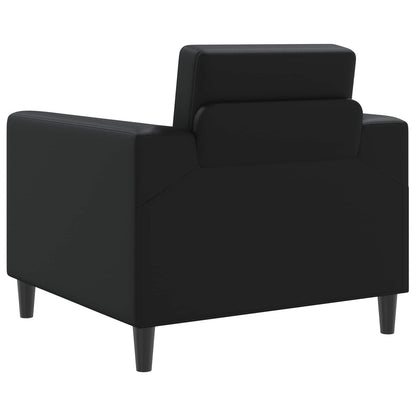 Poltrona Nero Similpelle | homemem39