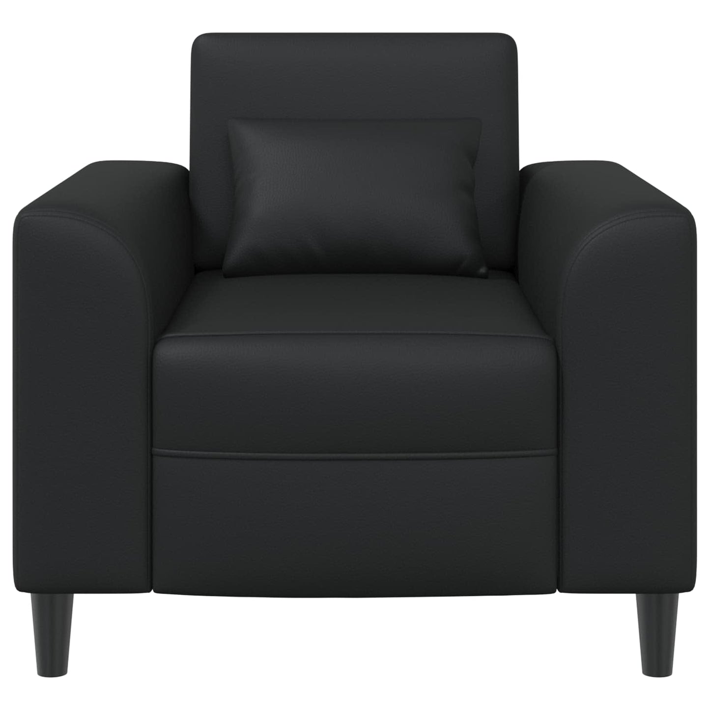 Poltrona Nero Similpelle | homemem39