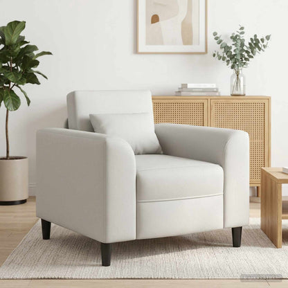 Poltrona Bianco Similpelle | homemem39