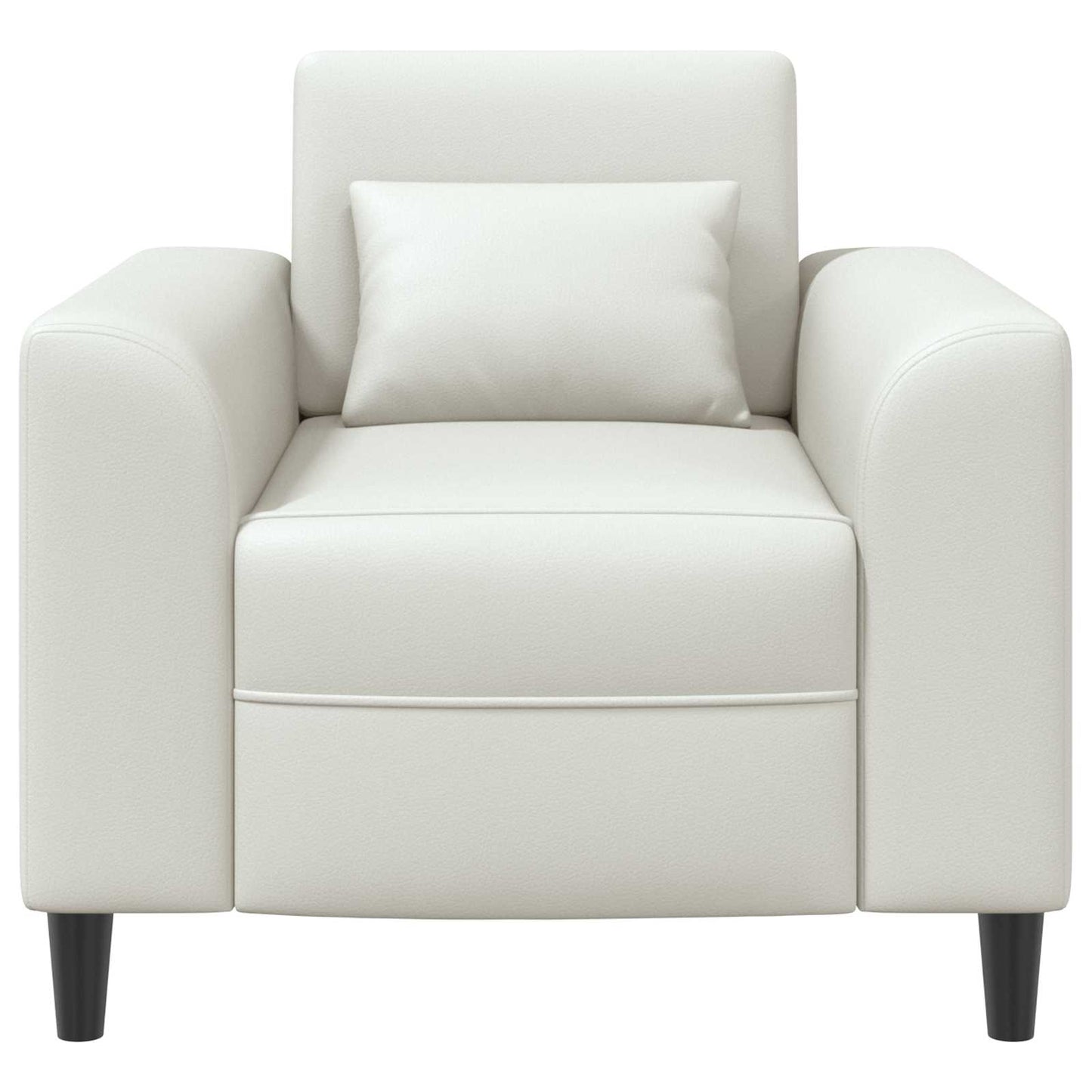 Poltrona Bianco Similpelle | homemem39