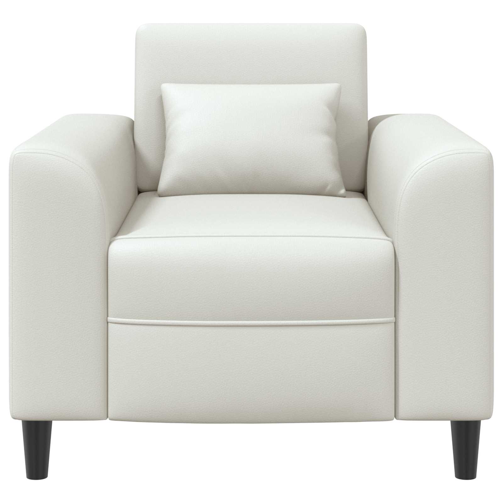 Poltrona Bianco Similpelle | homemem39