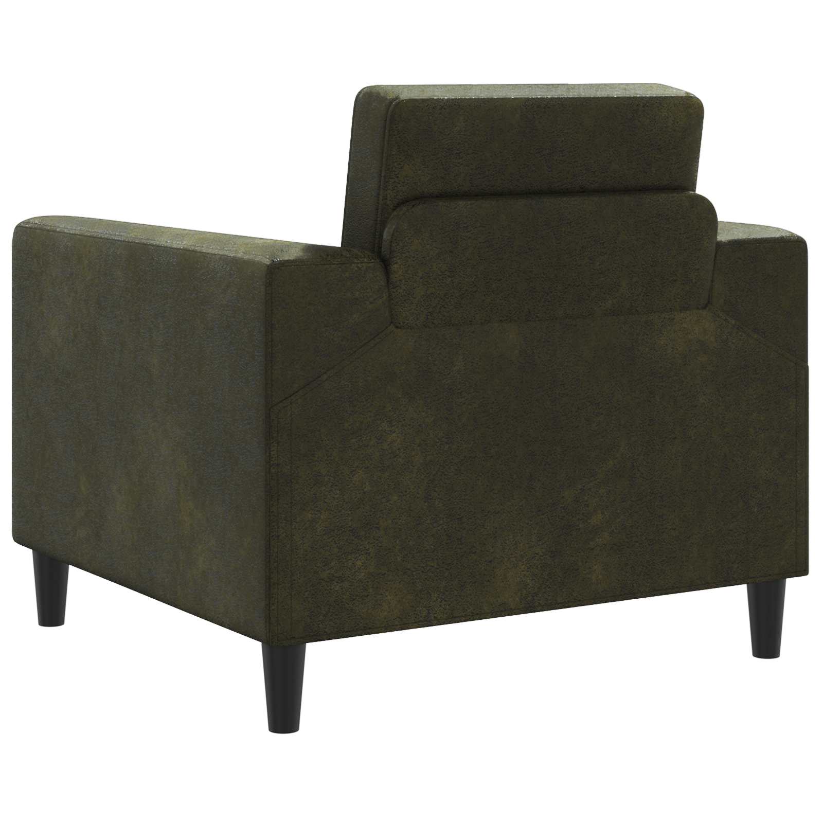 Poltrona Verde militare Pelle Scamosciata Sintetica | homemem39
