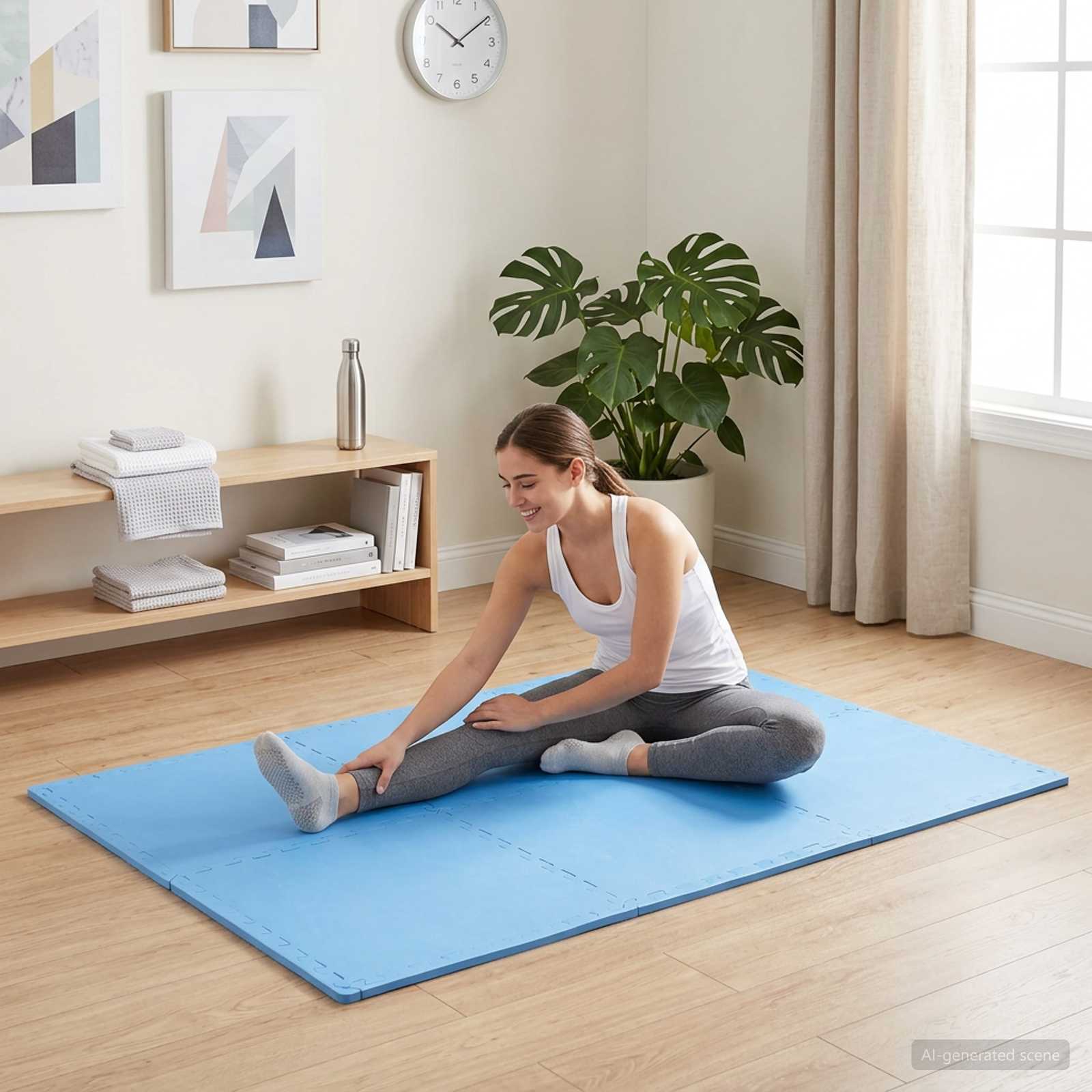 Tappeti 50 pcs Blu 18 m² Schiuma EVA | homemem39