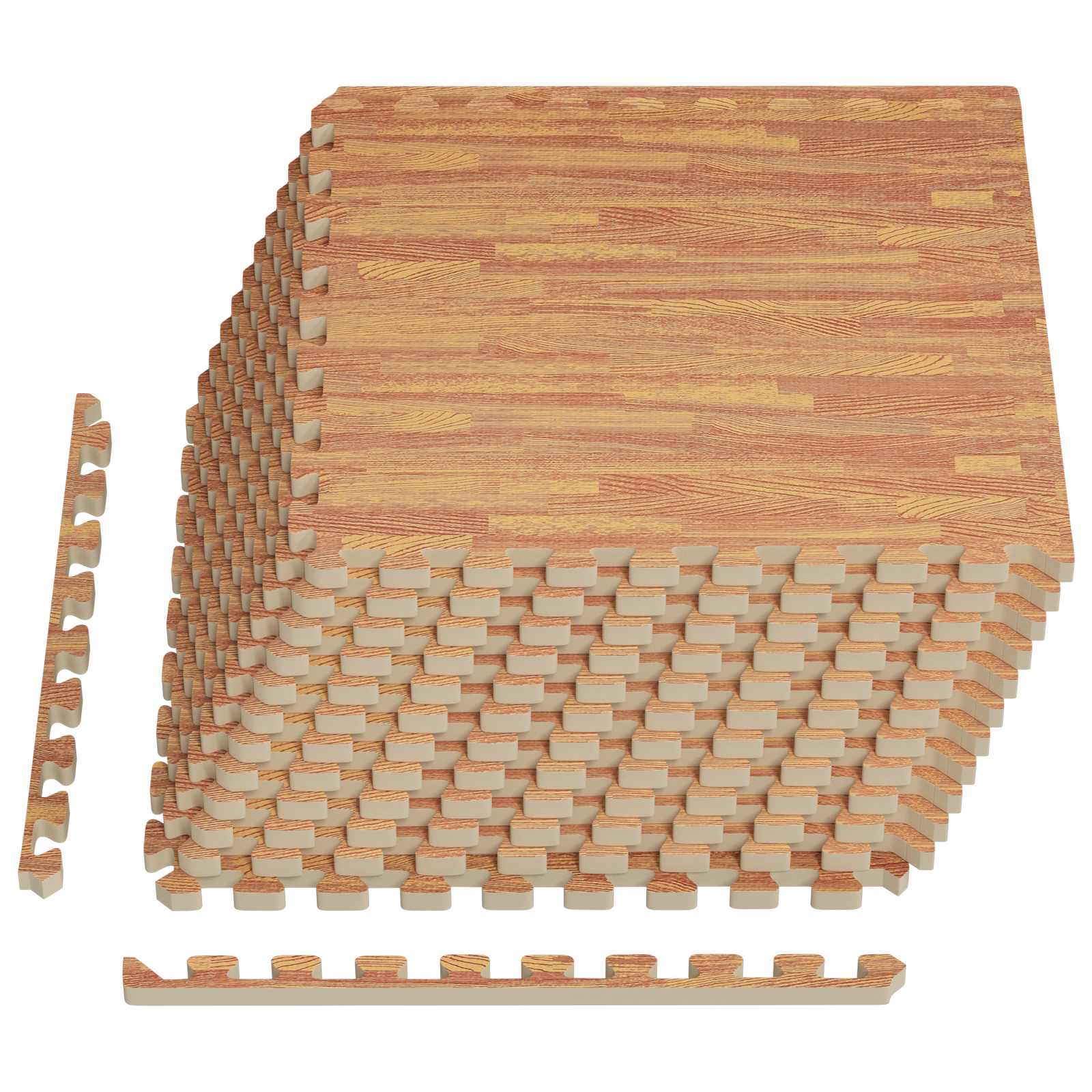 Tappeti 12 pcs legno 4,32 m² Schiuma EVA | homemem39