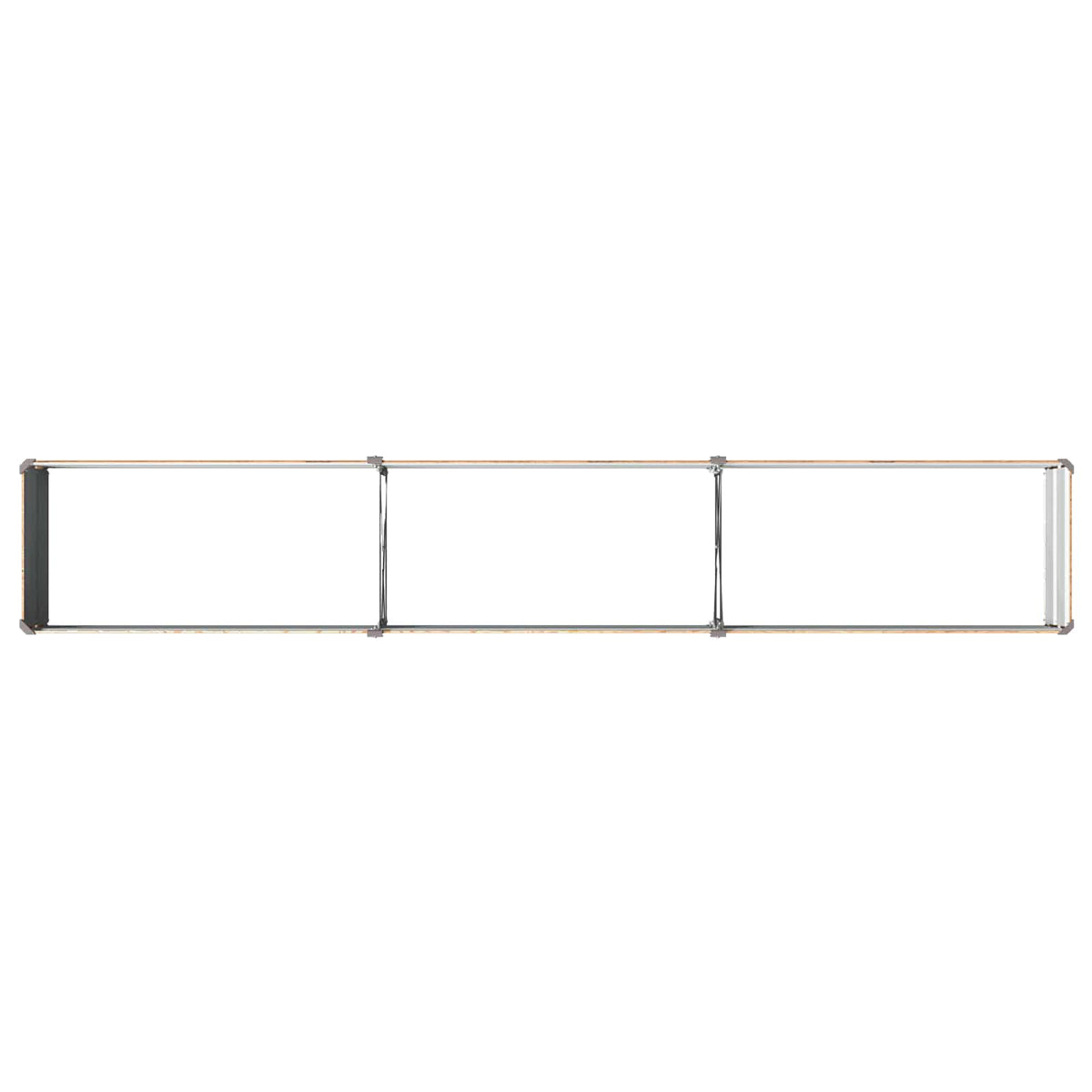 Letto rialzato da giardino Marrone legno 240 x 40 x 24 cm | homemem39
