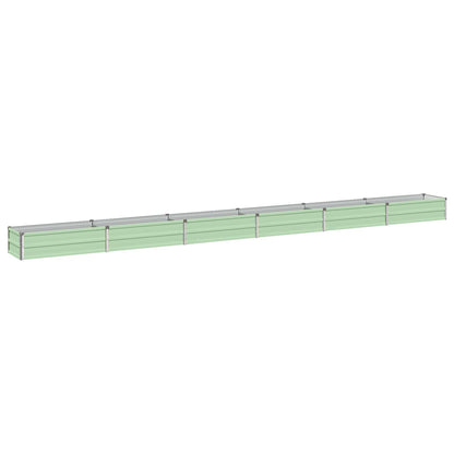 Letto rialzato da giardino Verde Pastello 480 x 40 x 24 cm
