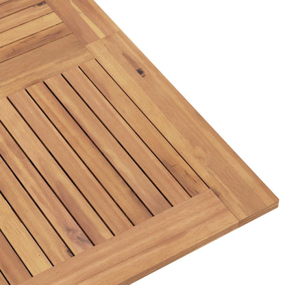 Set Bistro da Giardino 3 pcs Marrone Legno Teak Massello | homemem39