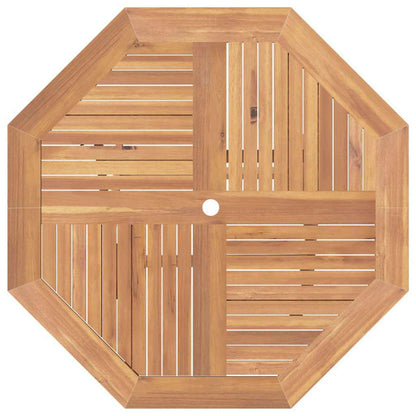 Set Bistro da Giardino 3 pcs Marrone Legno Teak Massello | homemem39