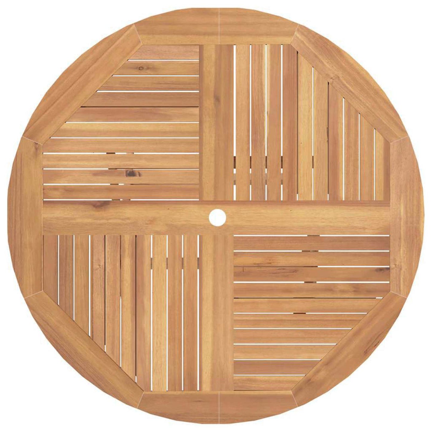 Set Bistro da Giardino 3 pcs Naturale Legno di teak solido
